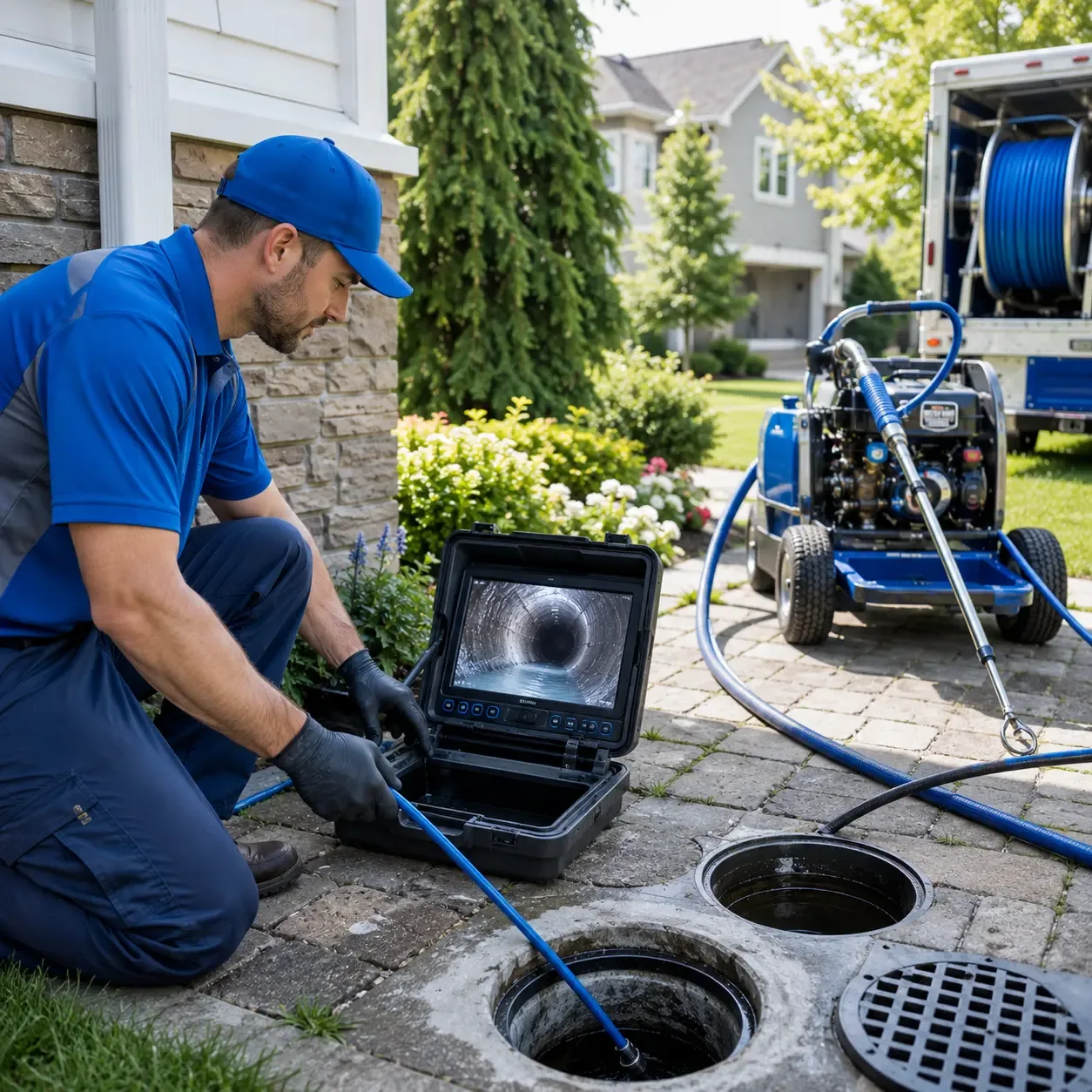 Outdoor drain cleaning professionals serving Hope Mills, NC